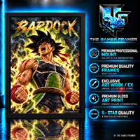 Dragon Ball Bardok Straight Mount Premium Quality Frame