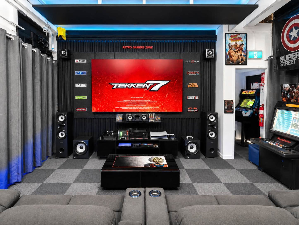 The 100-inch gaming screen