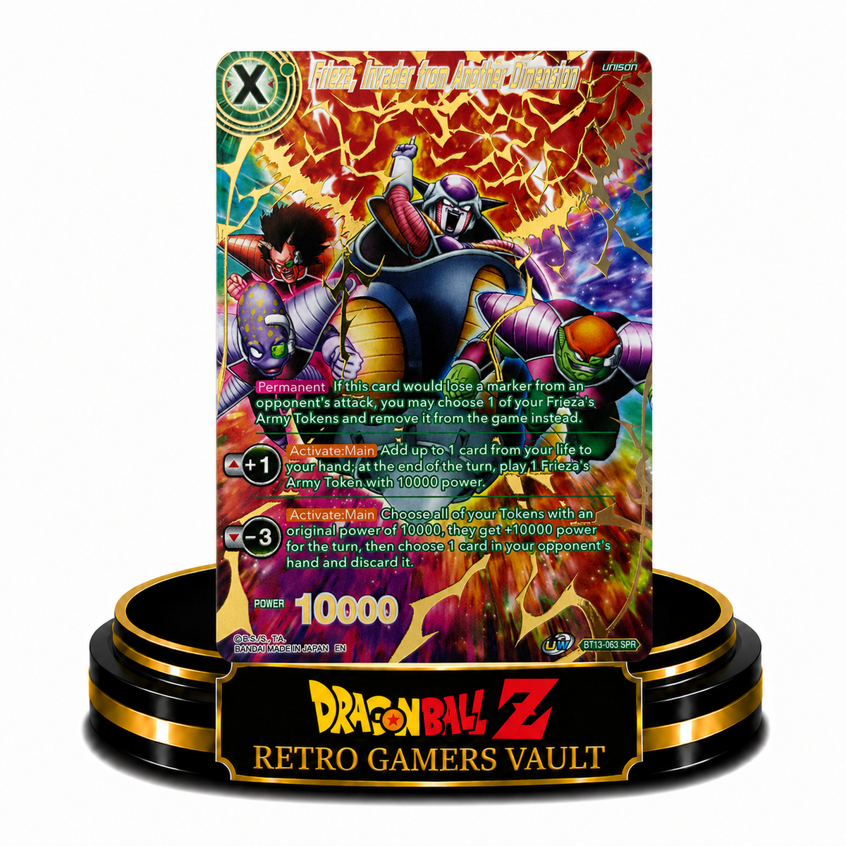 Frieza,Invader from Another Dimension BT13-063 SPR Single Card Mint
