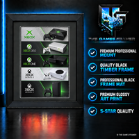 XBOX Evolution Framed Art Print - 5 Choices Professional Mount