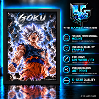 Dragon Ball Goku Rage Straight Mount Premium Quality  Frame