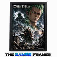 One Piece Zoro The Master Swordsmen Straight Mount Premium Quality Frame