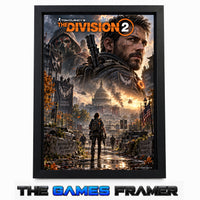 The Division 2 Straight Mount Premium Quality Flat Frame