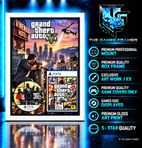 Grand Theft Auto lV PS5 Pro Box Frame Professional Mount