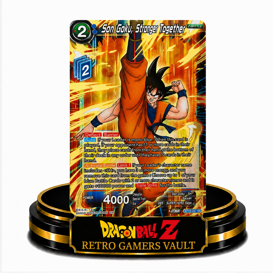 Son Goku,Stronger Together BT19-037 SR Single Card Mint