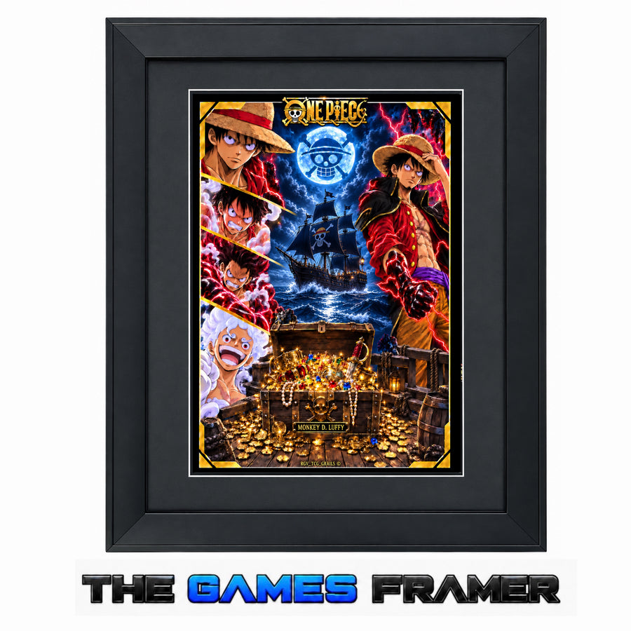 Luffy Pirate of the Sea Framed Exclusive Art Print 1