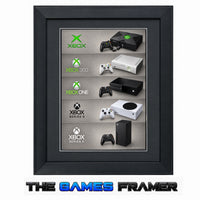 XBOX Evolution Framed Art Print - 5 Choices Professional Mount