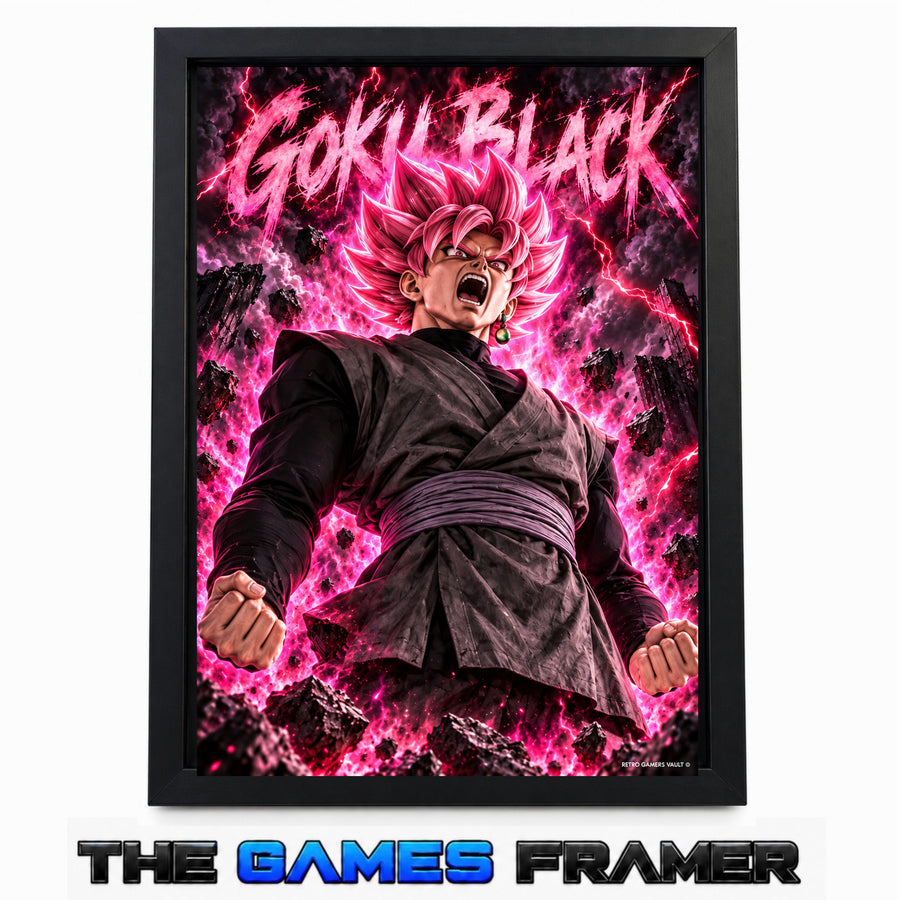 Dragon Ball Super Goku Black Straight Mount Premium Quality Frame