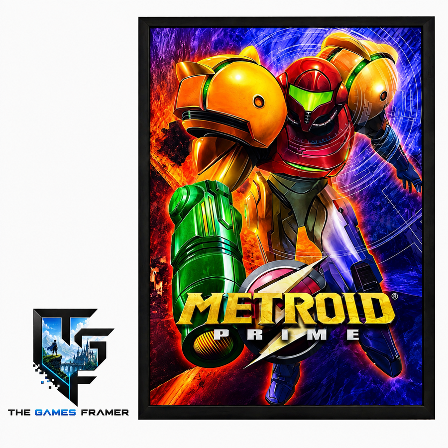 Metroid Framed Print