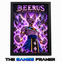 Dragon Ball Beerus Straight Mount Premium Quality Frame