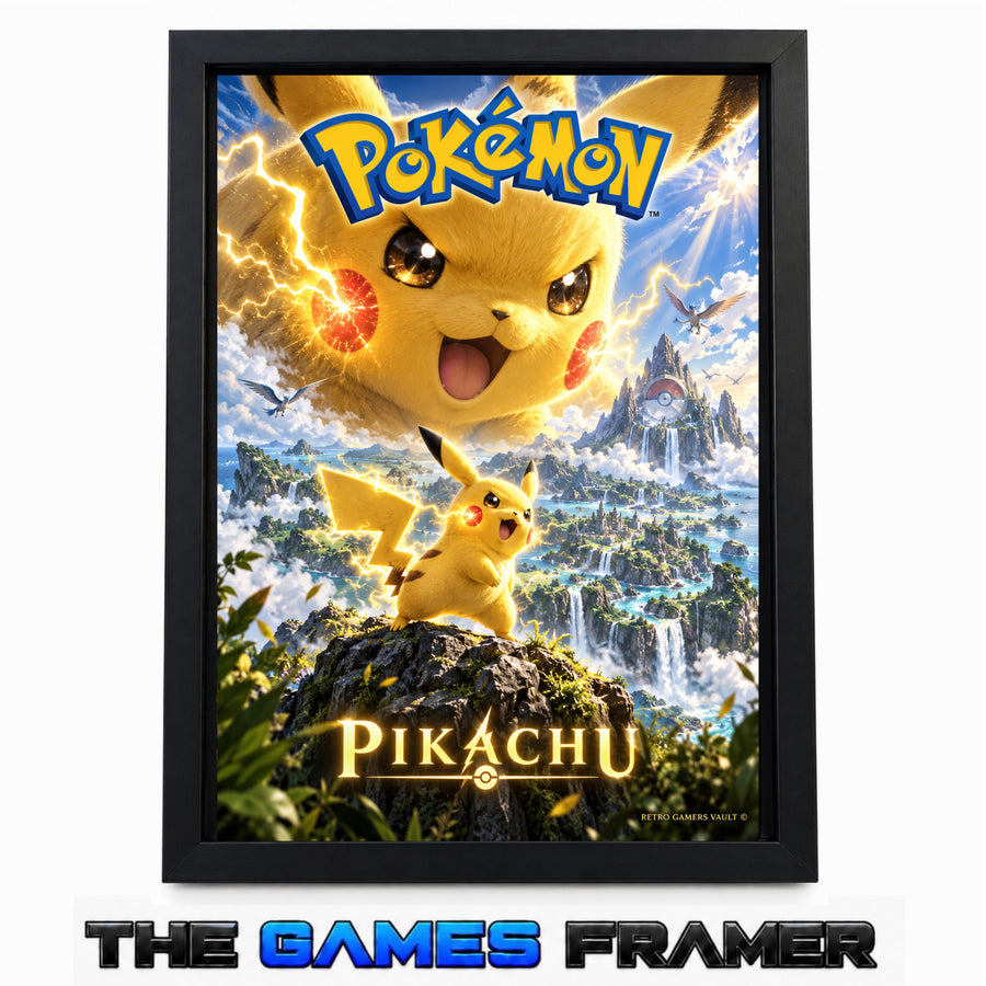 Pokemon Pikachu Straight Mount Premium Quality Frame