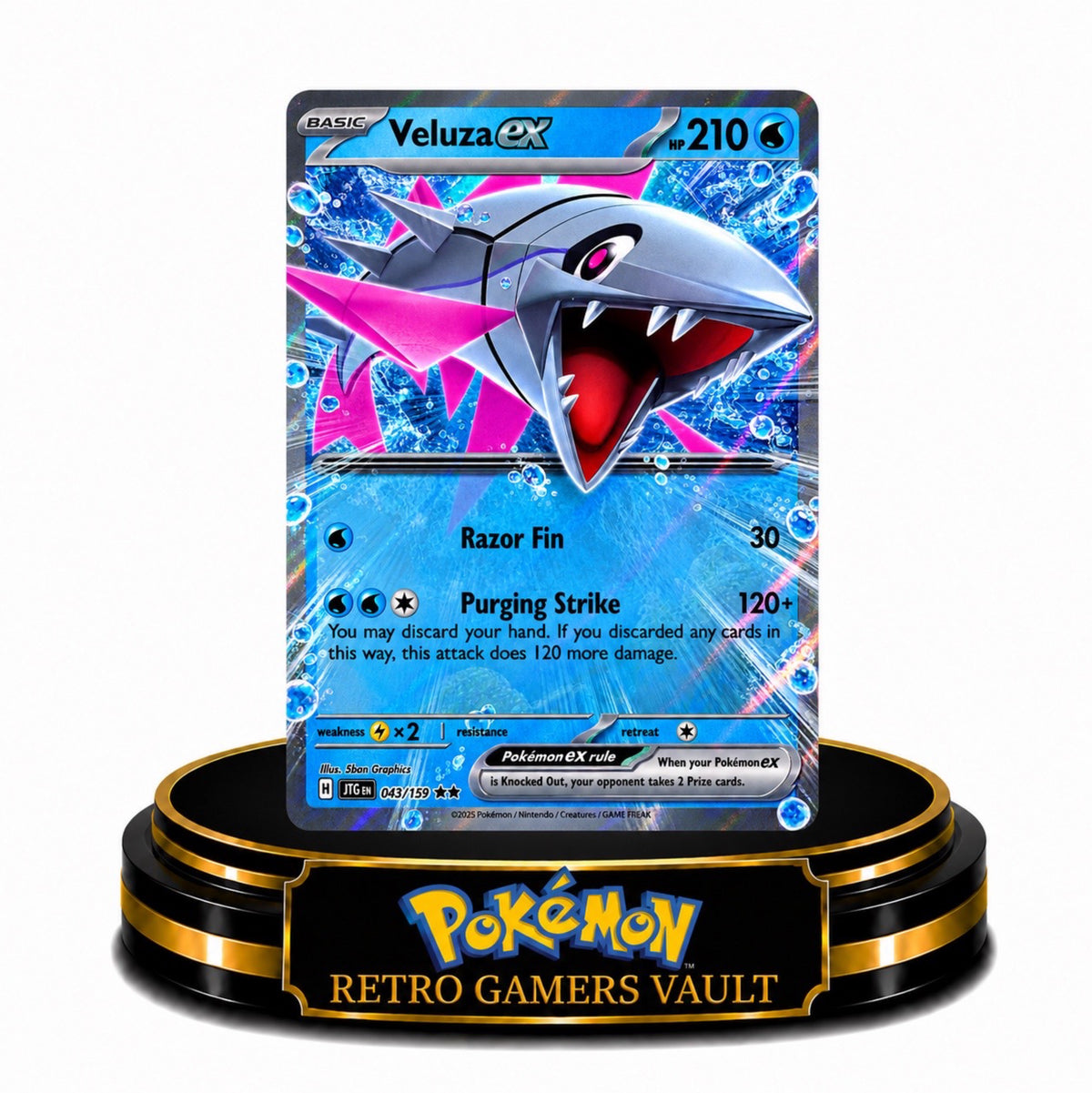 Veluza ex 143/159** Single Card Mint