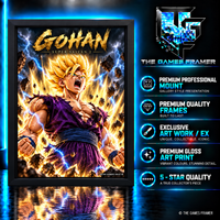 Dragon Ball Gohan Straight Mount Premium Quality Frame