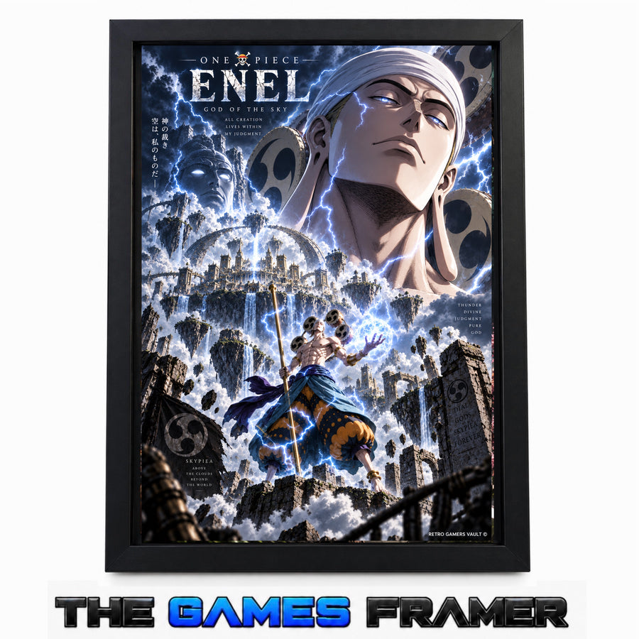 One Piece Enel Straight Mount Premium Quality Frame