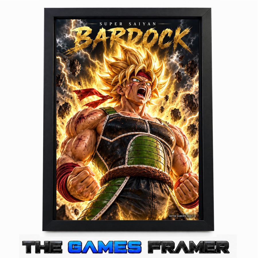 Dragon Ball Bardok F2 Straight Mount Premium Quality Frame