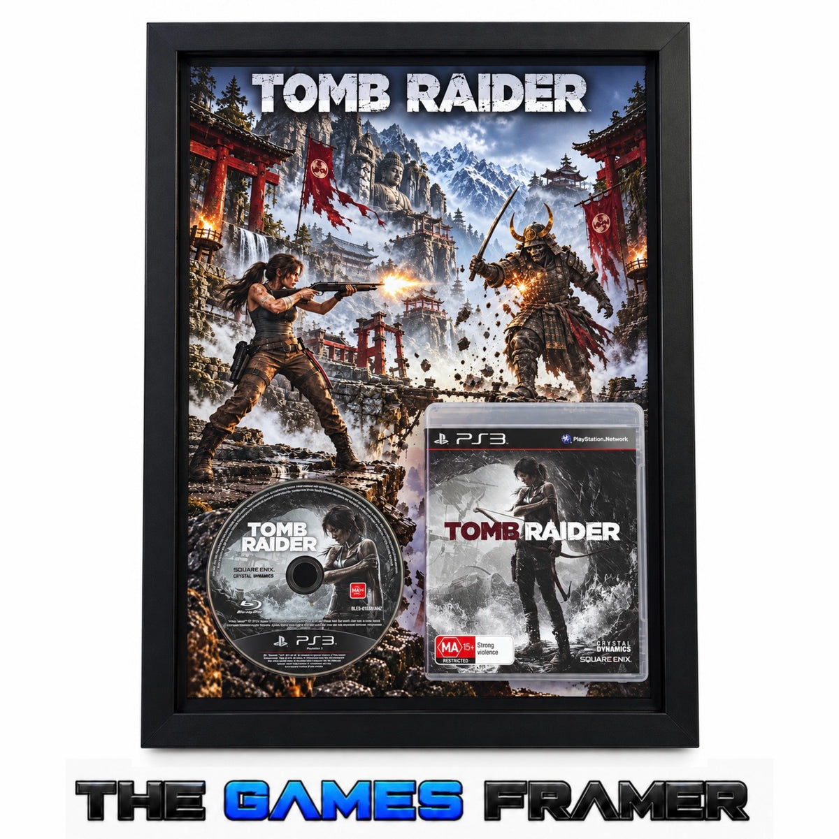 Tomb Raider PS3 Pro Box Frame Professional Mount