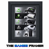 XBOX Evolution Framed Art Print - 5 Choices Professional Mount