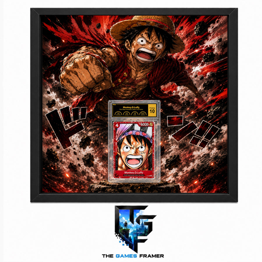 Luffy Mountable Slab Display Shadow Box Frame