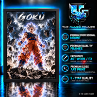 Dragon Ball Goku Ultra Instinct Straight Mount Premium Quality  Frame