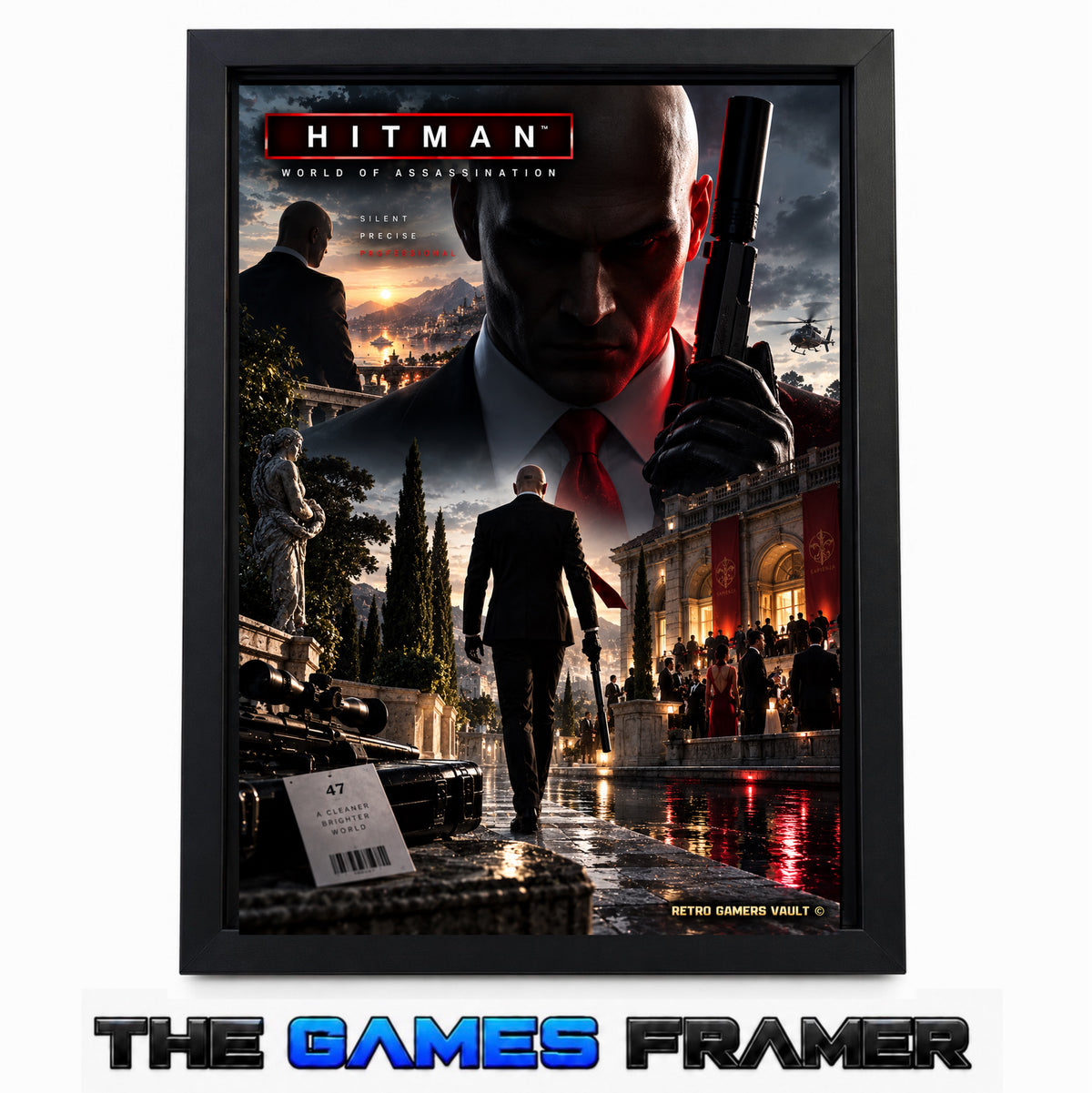 Hitman F2 Straight Mount Premium Quality Flat Frame
