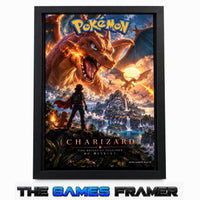 Pokemon Charizard Straight Mount Premium Quality Frame