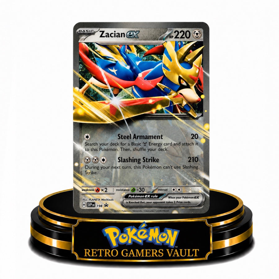 Zacian ex 198 Single Card Mint