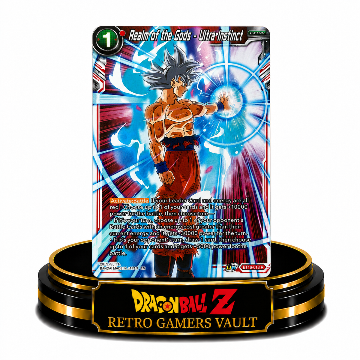 Realm of the Gods-Ultra Instinct BT16-018 R Single Card Mint