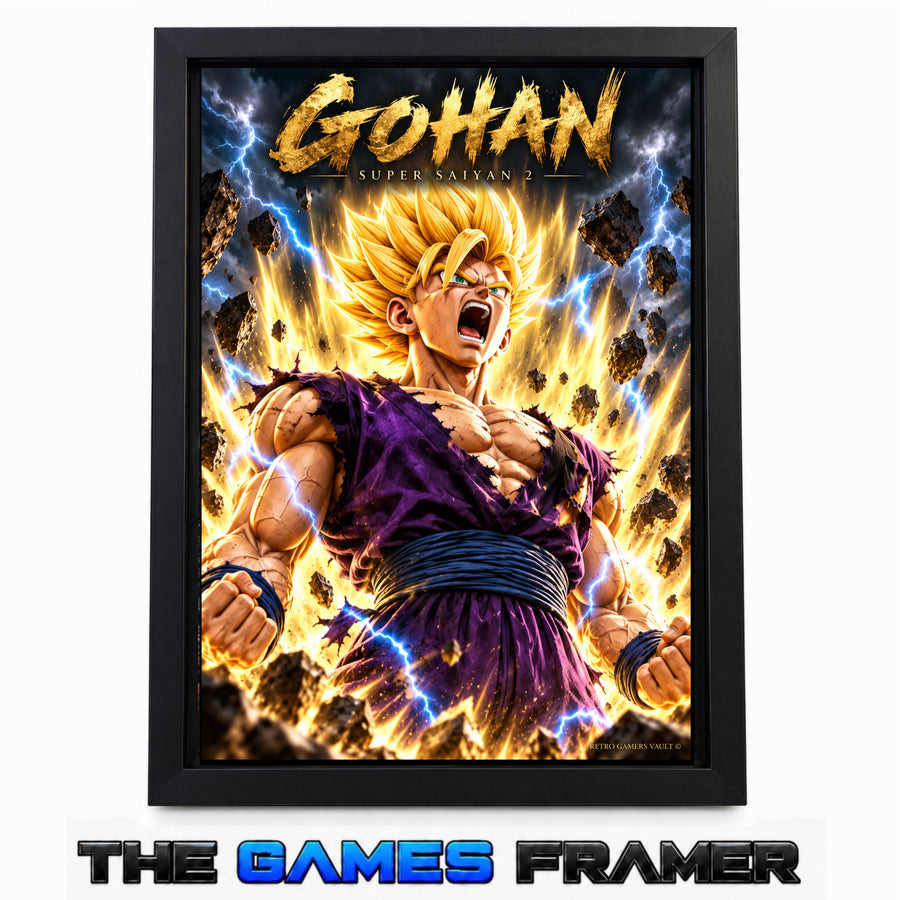Dragon Ball Gohan Straight Mount Premium Quality Frame