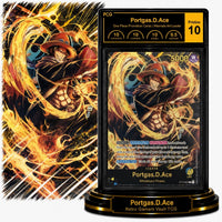 One Piece Premium Graded Set  Luffy ST13-03, Ace ST13-02  -Sabo ST13-01 GOLD FOIL
