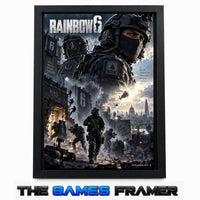Rainbow 6 Straight Mount Premium Quality Flat Frame