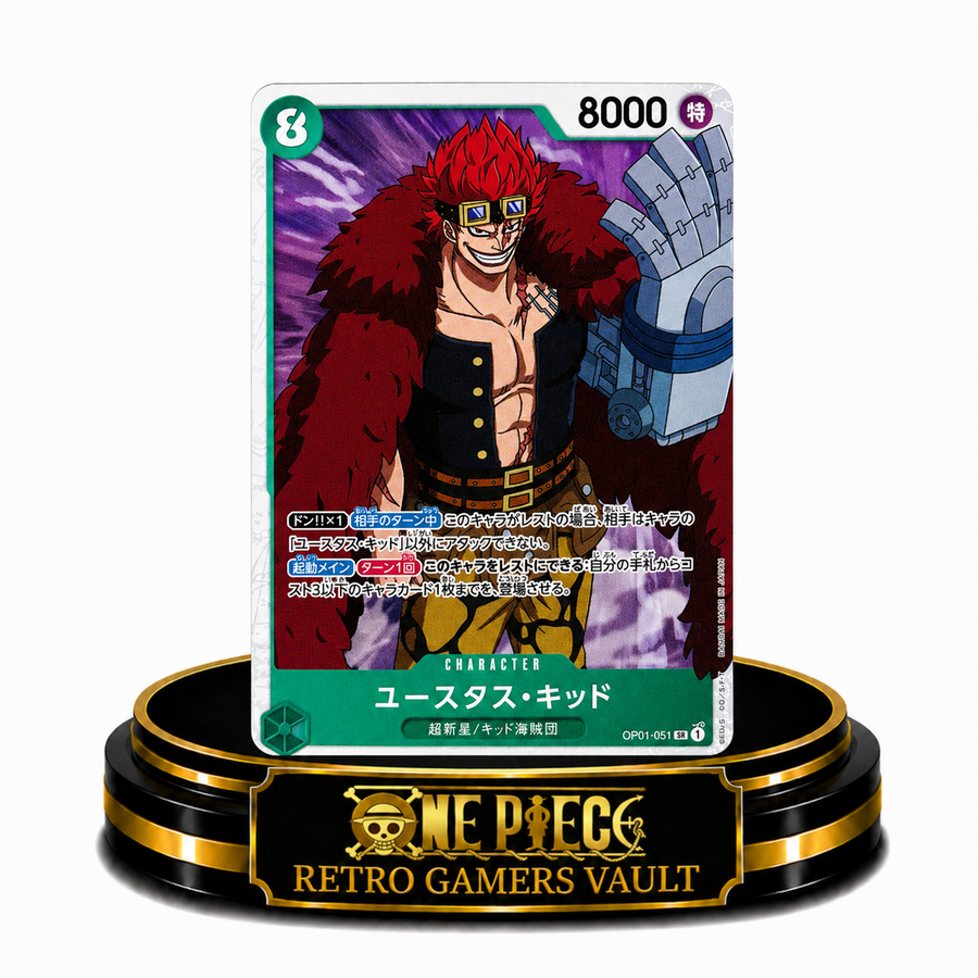 Eustass Kid OP01-051 SR Single Mint Card