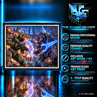 Halo Battles Straight Mount Premium Quality Flat Frame