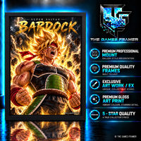 Dragon Ball Bardok F2 Straight Mount Premium Quality Frame