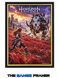 Horizon zero Dawn  Flat Straight Mount Premium Quality Flat Frame