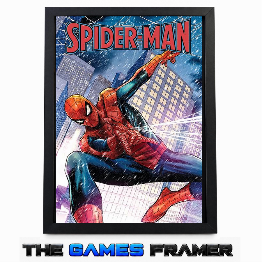 Spiderman Web Slinger Straight Mount Premium Quality Flat Frame