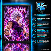 Dragon Ball Gohan F2 Straight Mount Premium Quality Frame (Copy)