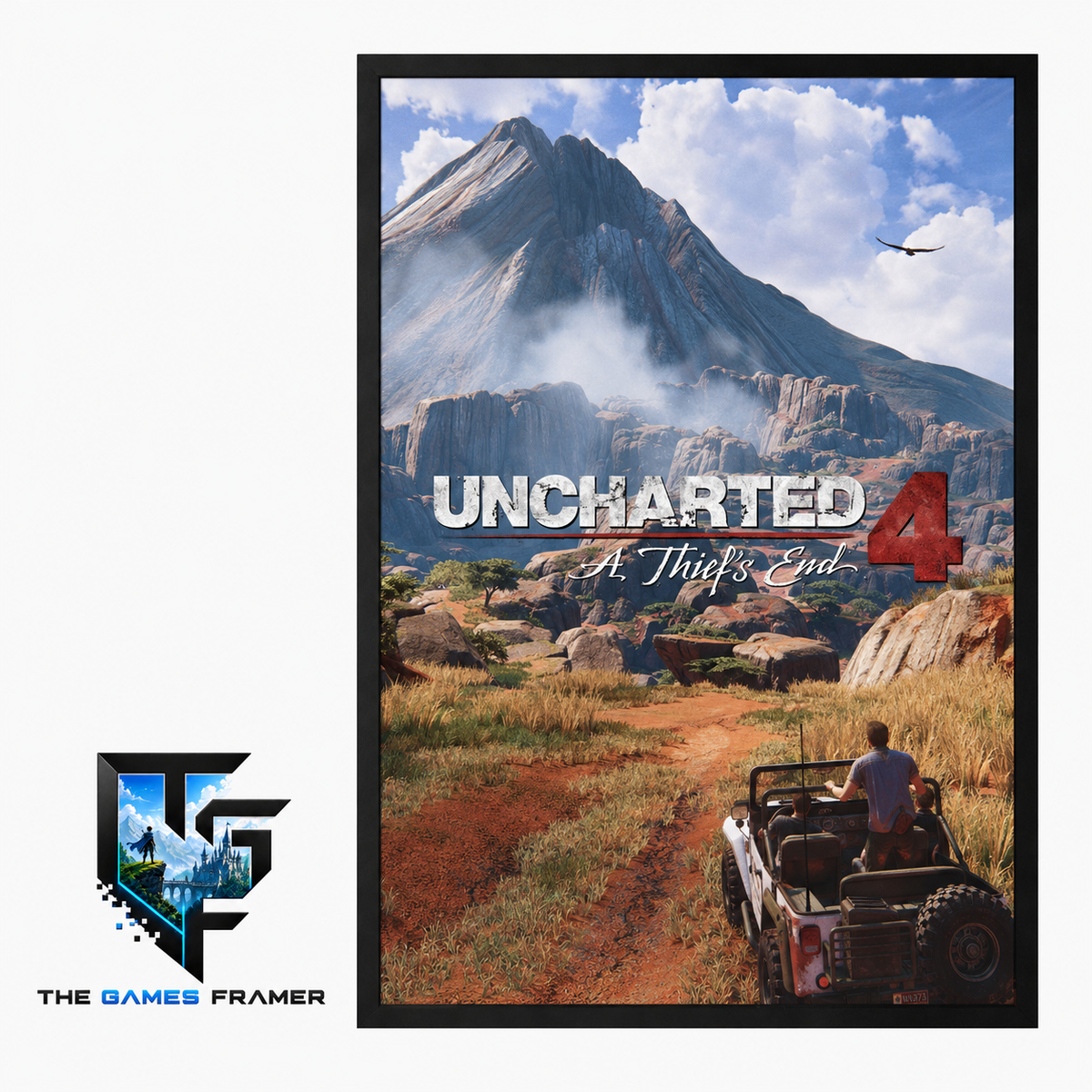 Uncharted 4 Framed Print