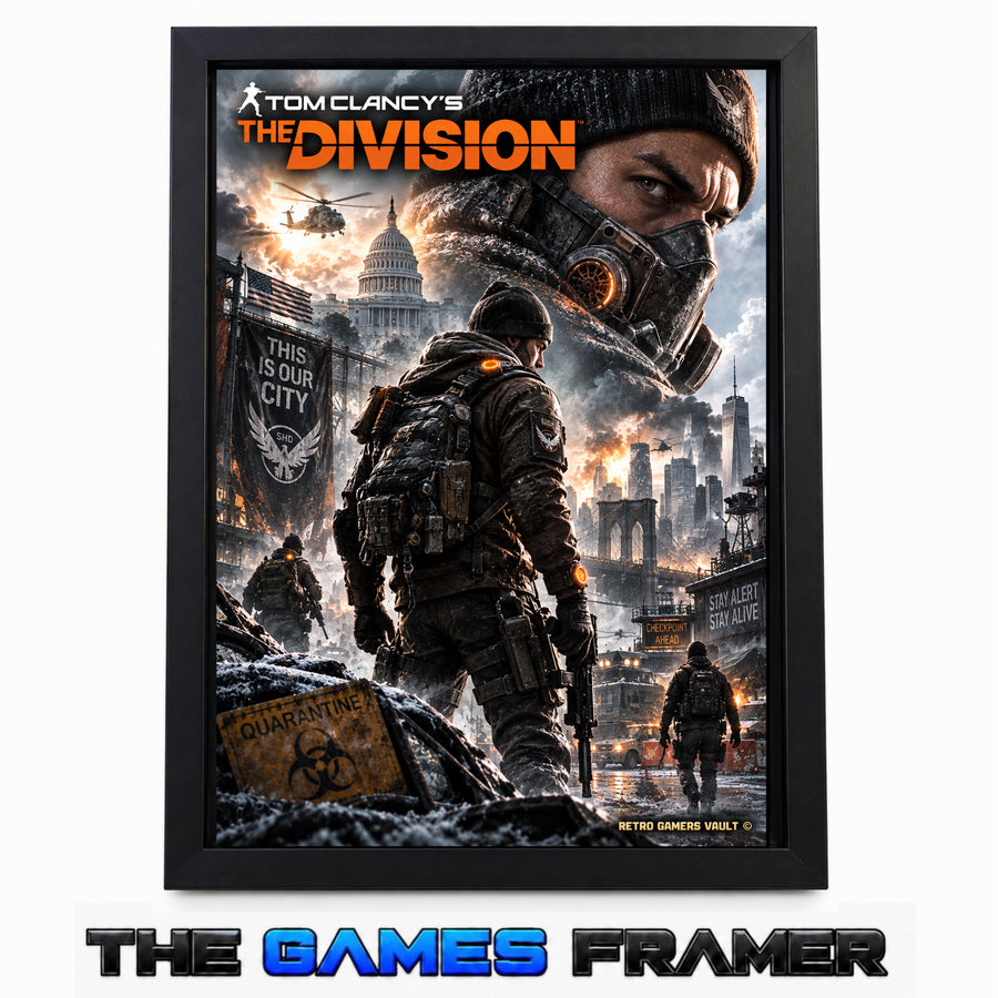 The Devision Straight Mount Premium Quality Flat Frame