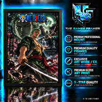 One Piece Zoro Straight Mount Premium Quality Frame
