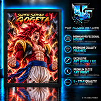 Dragon Ball Gogeta Straight Mount Premium Quality Frame