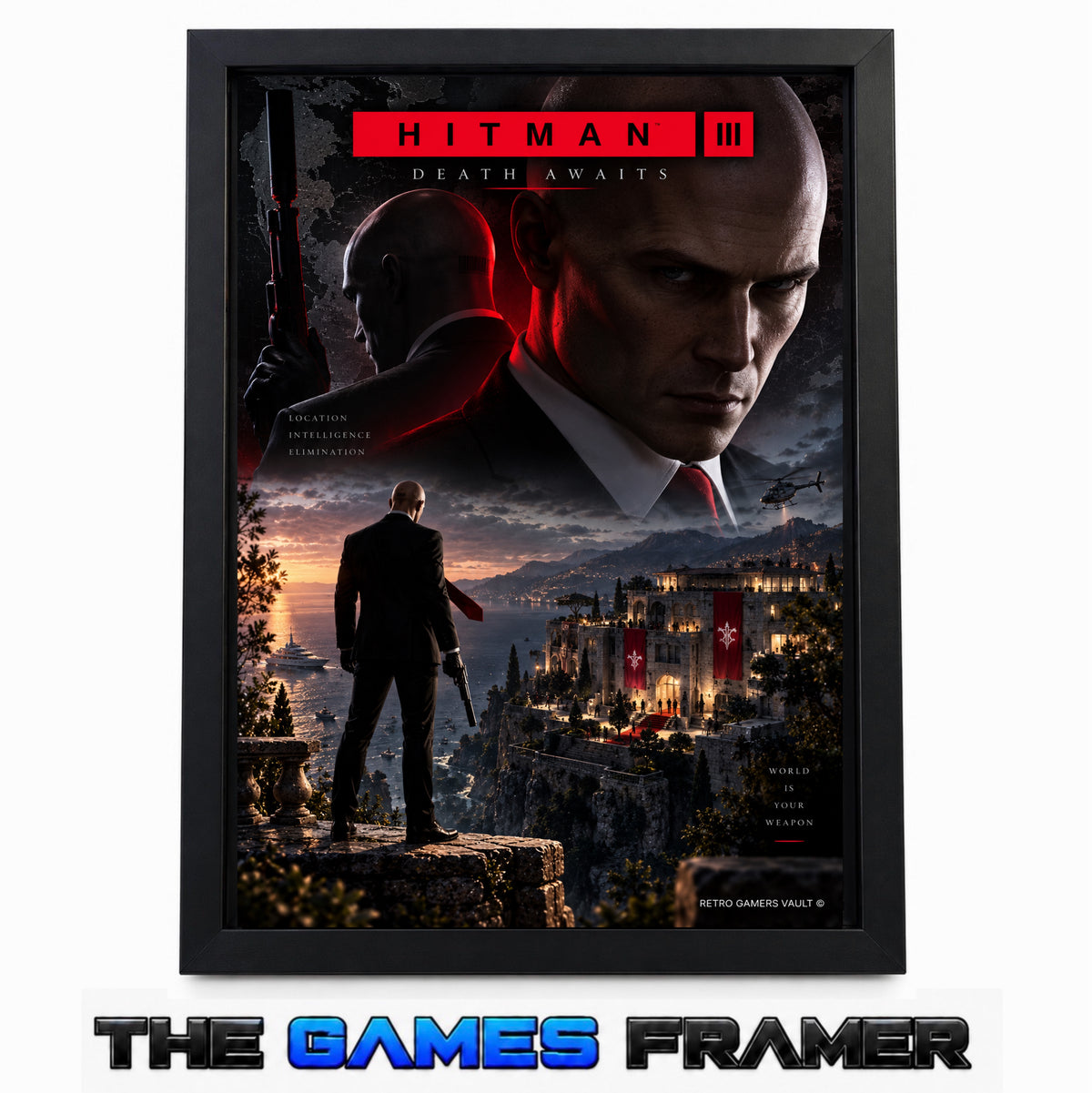 Hitman F3 Straight Mount Premium Quality Flat Frame