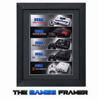 SEGA Evolution Framed Art Print - 5 Choices Professional Mount