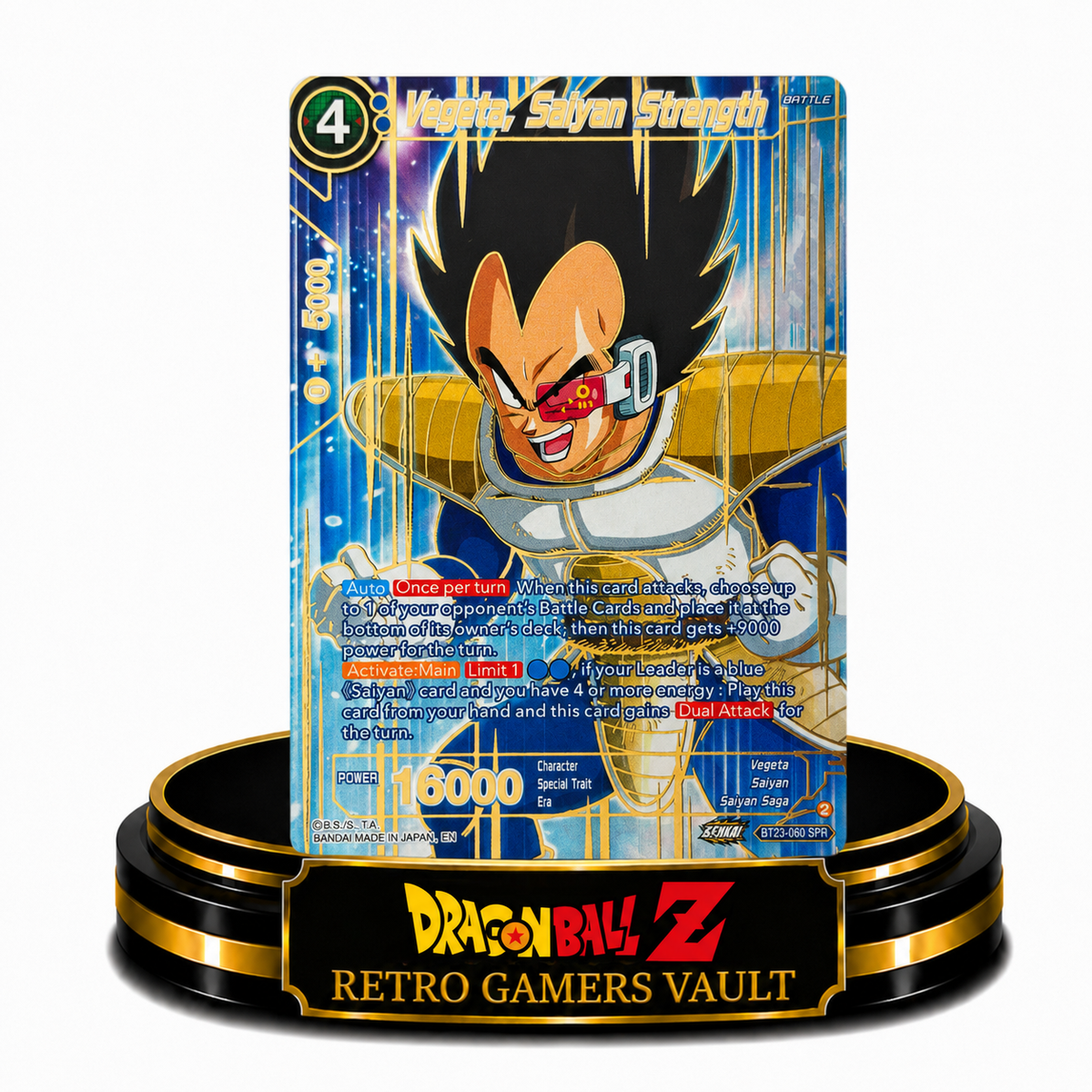 Vegeta,Saiyan Strength BT23-060 SPR Single Card Mint