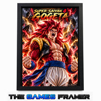 Dragon Ball Gogeta Straight Mount Premium Quality Frame