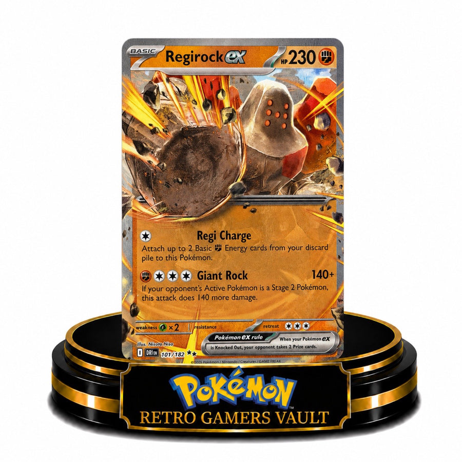 Regirock ex 101/182 Single Card Mint