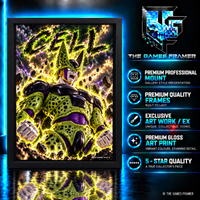 Dragon Ball Cell Straight Mount Premium Quality Frame