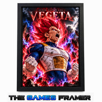 Dragon Ball Vegeta Straight Mount Premium Quality Frame