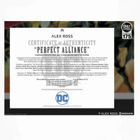 Sideshow Alex Ross Ultimate Alliance Frames Art / 175 made Hand Signed