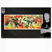 Sideshow Alex Ross Ultimate Alliance Frames Art / 175 made Hand Signed
