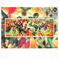 Sideshow Alex Ross Ultimate Alliance Frames Art / 175 made Hand Signed